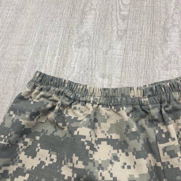 VINTAGE 90s Digital Camo Camoflauge Elastic Waist Shorts Size Small S Women's - Picture 3 of 6
